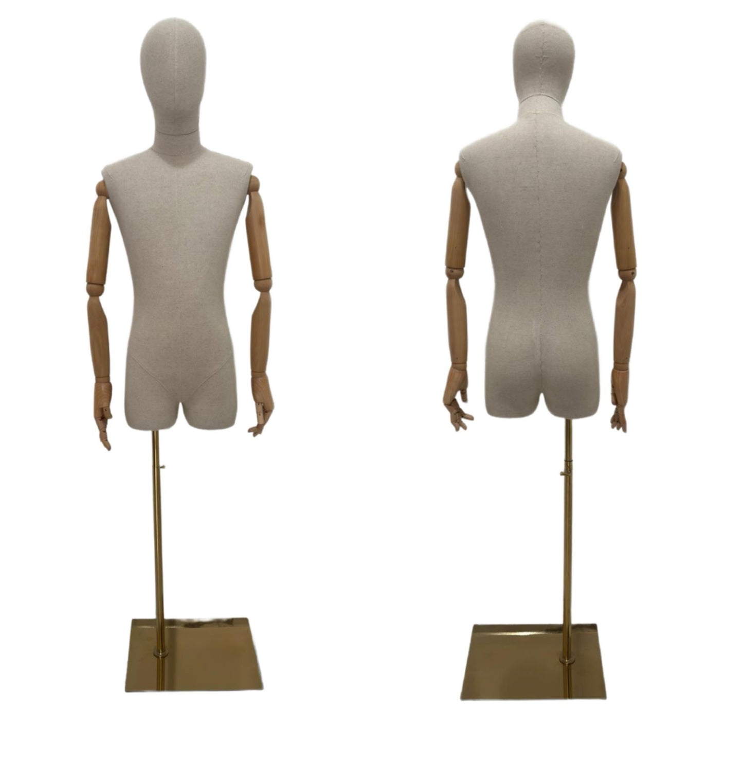 Busto sartoriale uomo braccia + testa