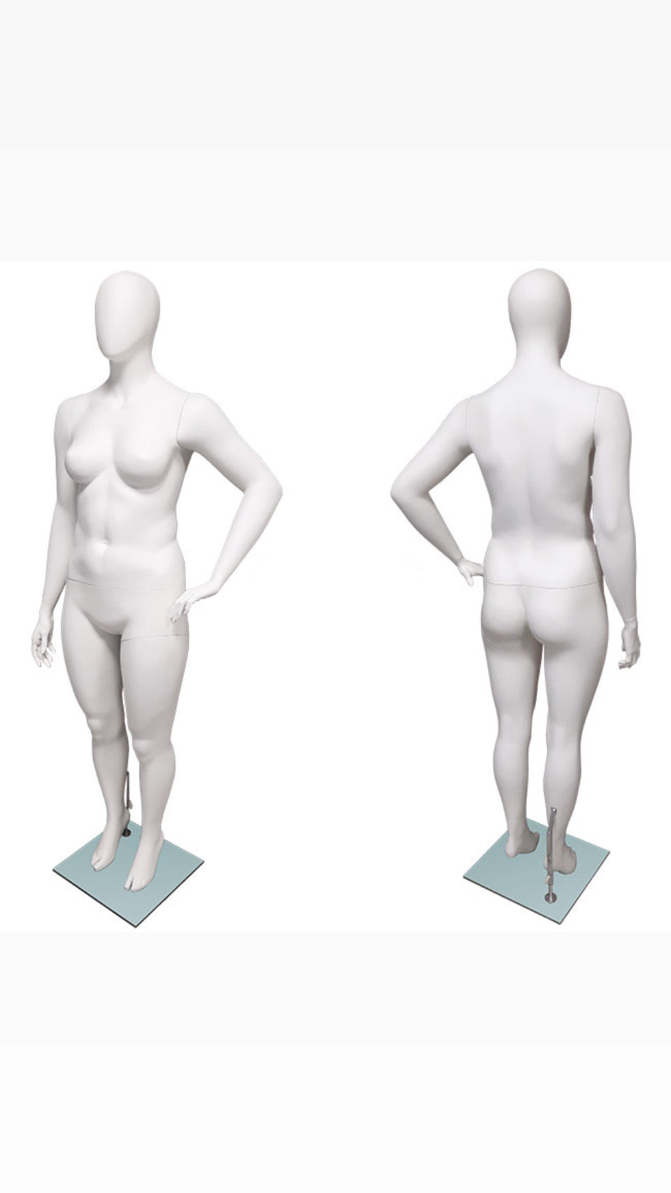 Manichino donna conformato 2