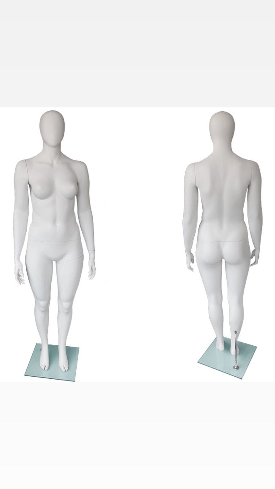 Manichino donna conformato 1