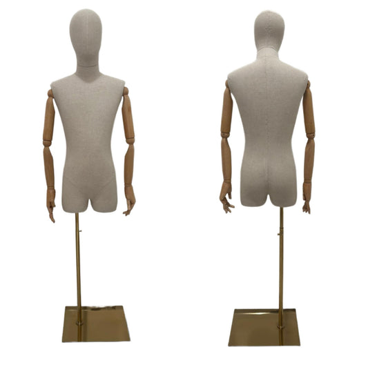 Busto sartoriale uomo braccia + testa