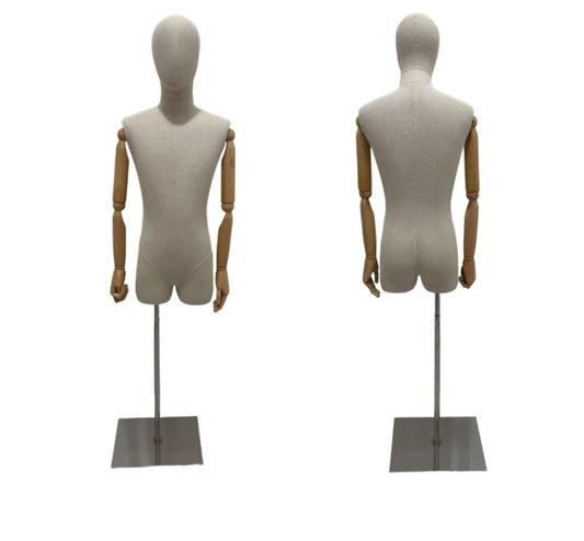 Busto sartoriale uomo braccia + testa