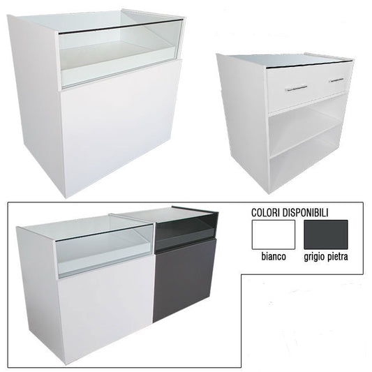 Banco cubo vetrina