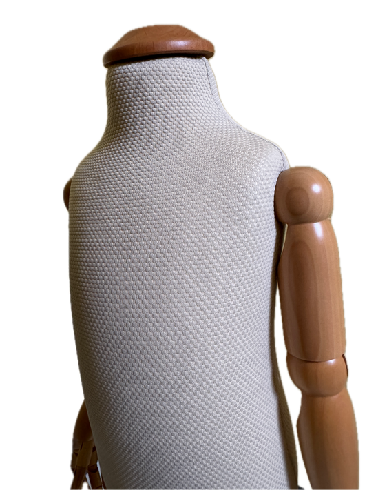 Busto bambino ecrù con braccia